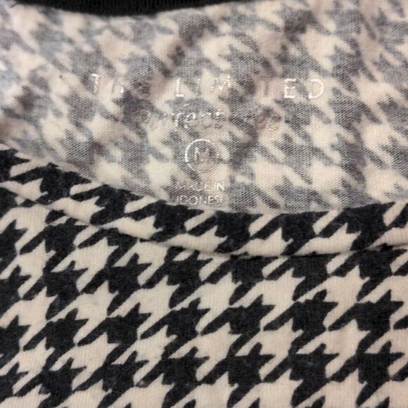 The limited perfect tee super soft hounds tooth long sleeve size m - Picture 3 of 4